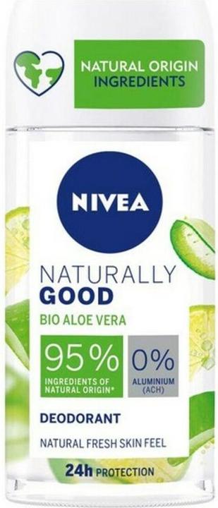 Produktbild NIVEA NATURALLY GOOD ALOE VERA deo roll-on 50 ml (Roll-on, 50 ml)