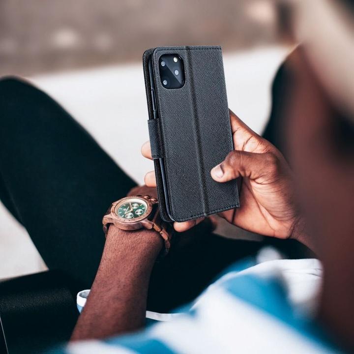 Immagine prodotto NoName Book case OEM FANCY Book case for XIAOMI Note 8 Pro black (Xiaomi Redmi Note 8 Pro)