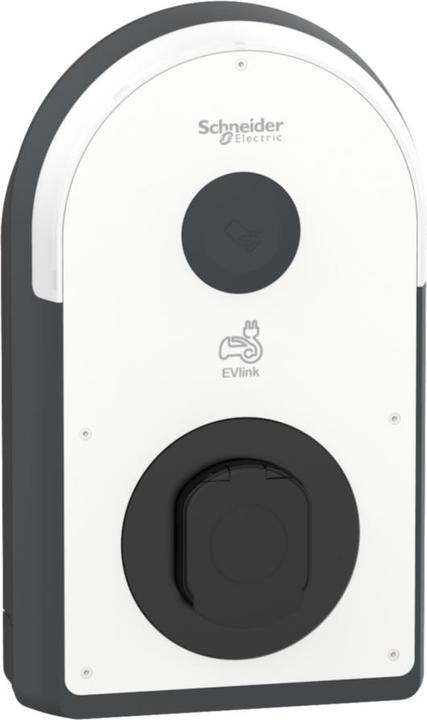 Actual product image Schneider Wallbox EVLINK PRO AC 22kW, T2S socket, MID, NFC/RFID Reader (Type 2, 22 kW)