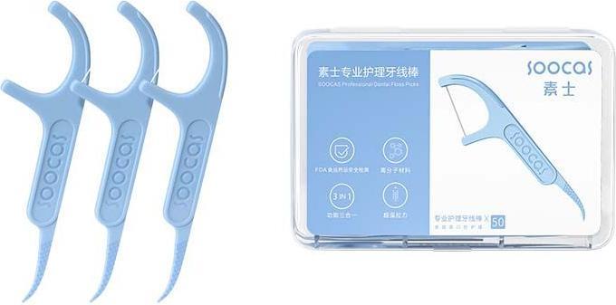 Actual product image Soocas Dental floss stick D1 50 pcs (50 x)