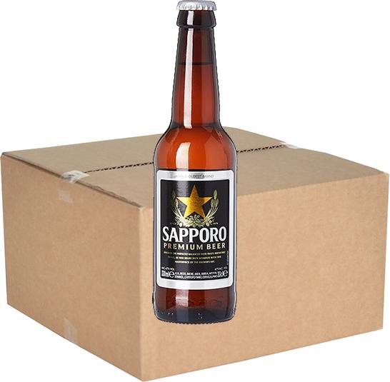 Actual product image Sapporo Premium Beer (24 x 33 cl)