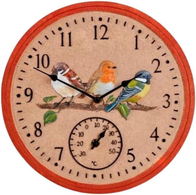 Produktbild Garden Mile Gartenuhr mit Thermometer (30.50 cm)