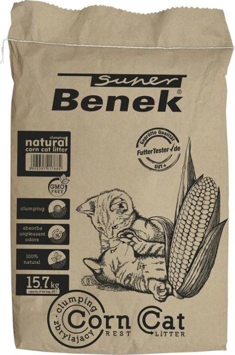 Produktbild Super Benek Corn Cat (Klumpend, Nicht staubend, 15.70 kg)