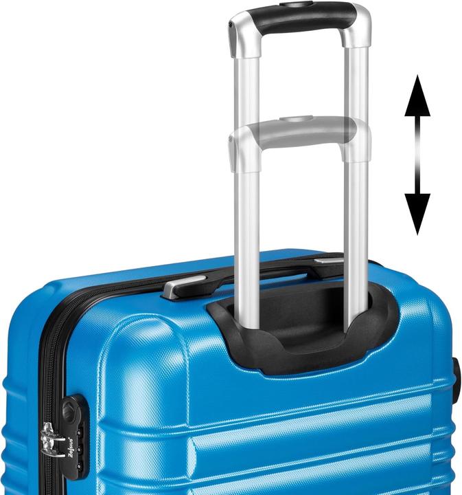 Immagine prodotto Zelsius 4-tlg. Hartschalenkoffer Set (Bagaglio a mano (fino a 50 litri), M (50 - 90l), L (90 - 115l))