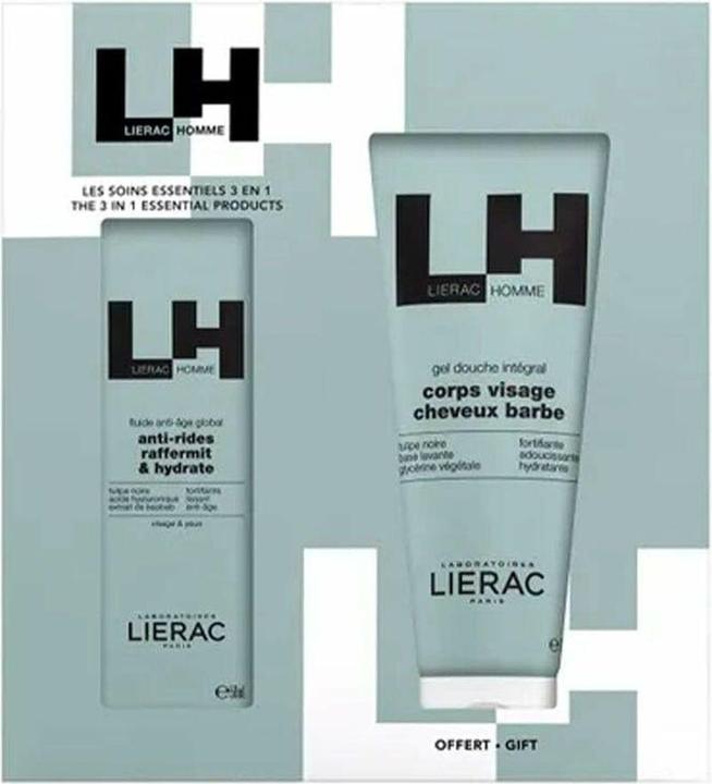 Produktbild Lierac Cof Homme Anti-Aging Creme 50ml + Duschgel 200ml (Manicure set)