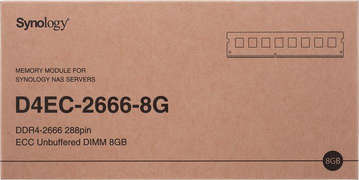 Actual product image Synology D4EC-2666-8G (1 x 8GB, 2666 MHz, DDR4-RAM, DIMM)