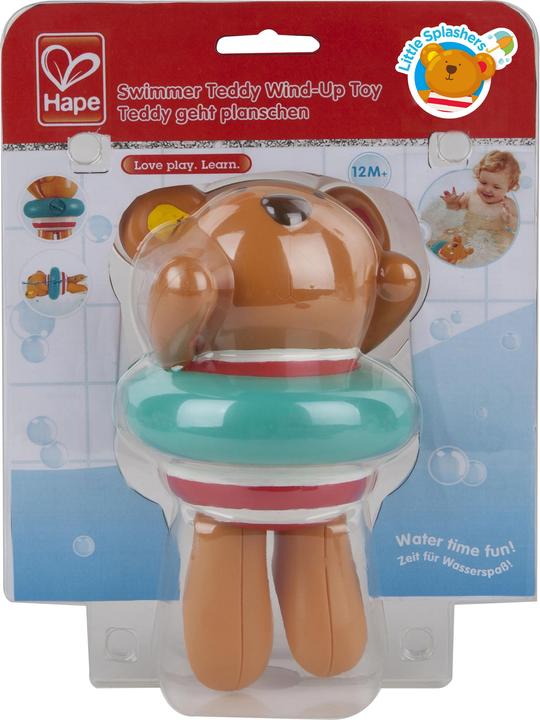 Actual product image Hape Teddy goes splashing