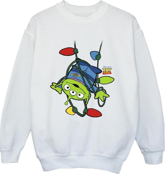 Disney Toy Story Christmas Lights Aliens Sweatshirt Jungen