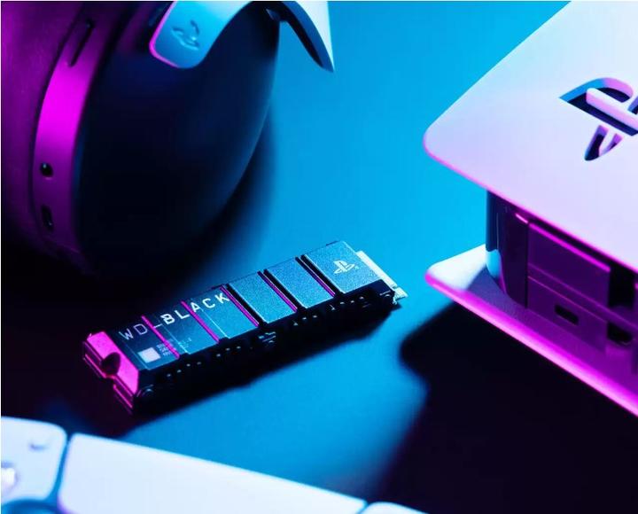 Produktbild WD Black SN850P mit Heatsink für PS5 (2000 GB, M.2 2280)