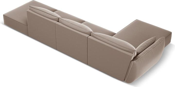 Image du produit Micadoni Canapé D'Angle Gauche Velours, "Kaelle", 5 Places, 364x171x85Fabriqué en Europe (Canapé d'angle)
