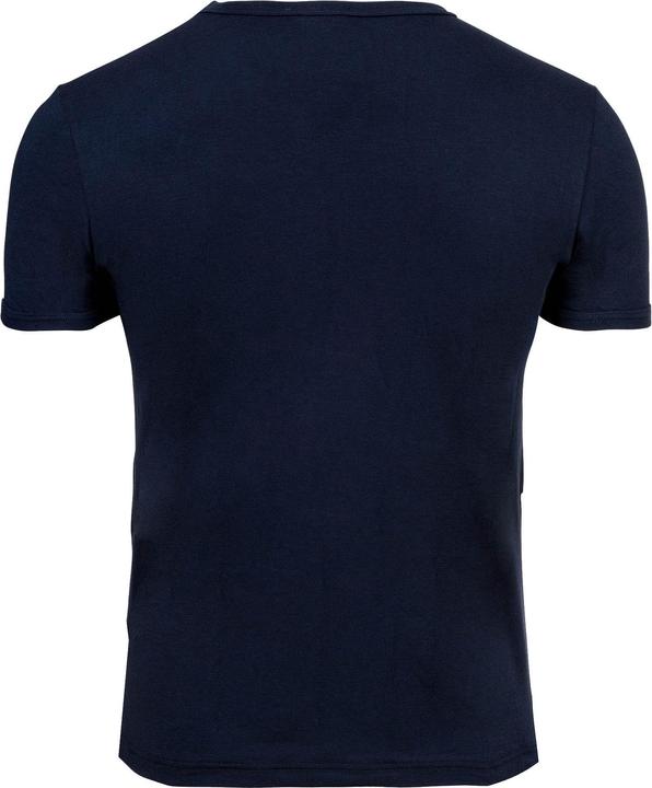 Actual product image Versace T-Shirt Short Sleeves V Neck Jersey Topeka Bi-Stretch Cotton Organic New Logo (XL)