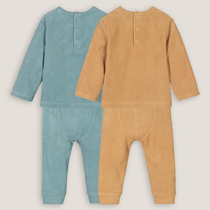 Produktbild La Redoute Collections 2er-Pack 2-teilige Pyjamas aus Frottee (86)