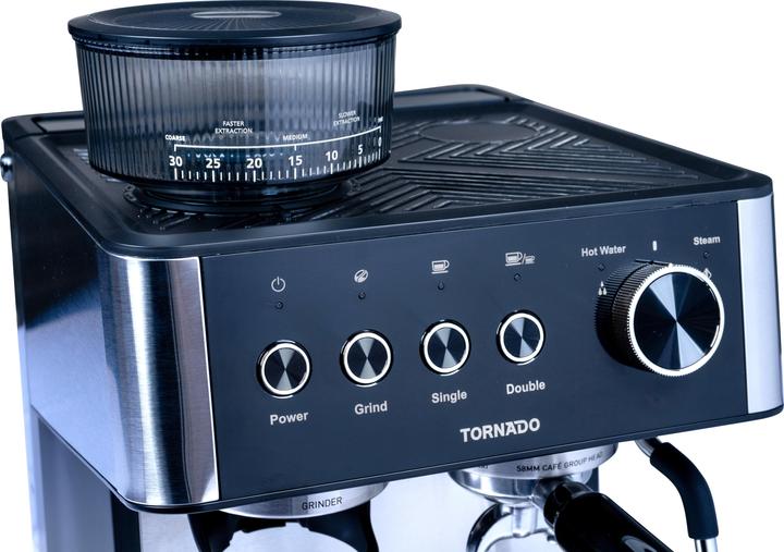 Actual product image Tornado Fully automatic coffee machine TCM-5431-GS / stainless steel and black