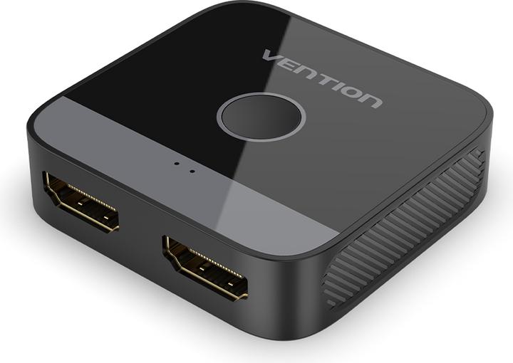 Actual product image Vention 2-Port HDMI Bi-Direction 4K Switcher Black ABS Type