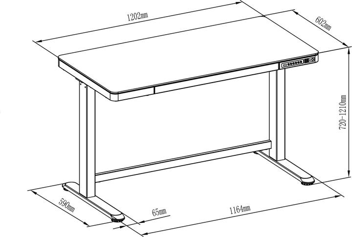 Produktbild Digitus Markus (120 x 60 cm)