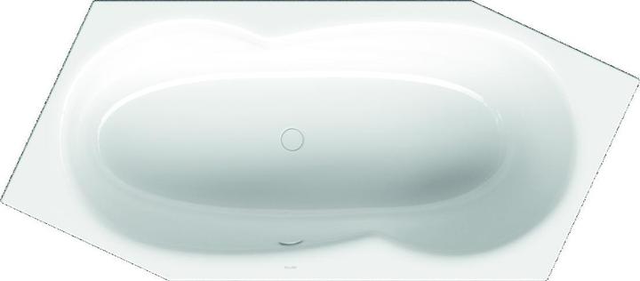 Produktbild Bette Metric, Badewanne 206x90x45cm, 6841- Fussende links, Überlauf vorne (190 l, 121 cm, 94 cm)