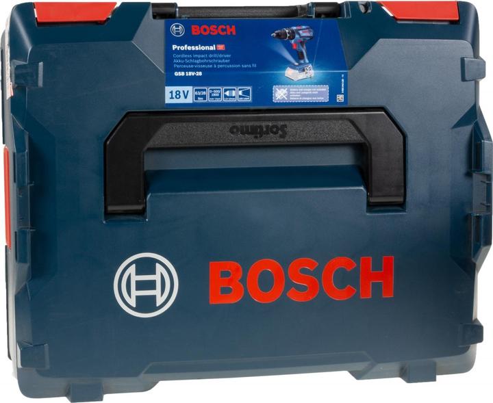 Actual product image Bosch Professional Cordless impact drill GSB 18V-28, Solo Version, L-BOXX (Rechargeable battery operated)