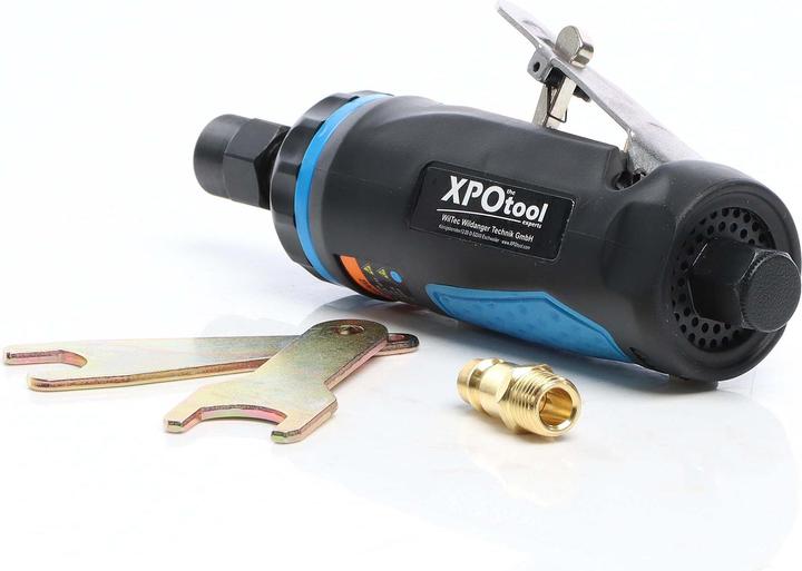 Image du produit Wiltec XPOtool Ponceuse pneumatique 168mm Polissage Air comprimé Boîtier Alu 6,3 bar Meuleuse 22000tr./min