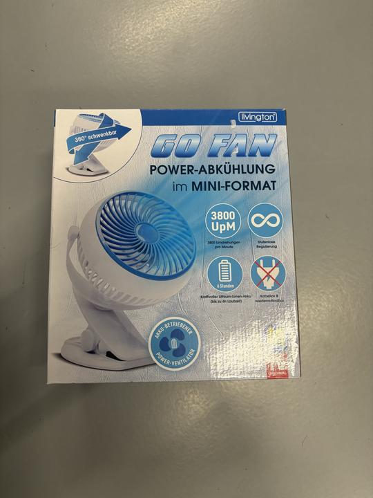 Actual product image Livington Go Fan (70 dB)