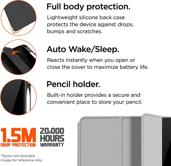 Immagine prodotto Eiger Storm 250 Stylus Case (iPad Pro 11 2018 (1. Gen), iPad Pro 11 2020 (2. Gen), iPad Pro 11 2021 (3a generazione), iPad Pro 11 2022 (quarta generazione))