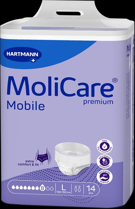Actual product image MoliCare Mobile 8 L 14 (14 x, L)