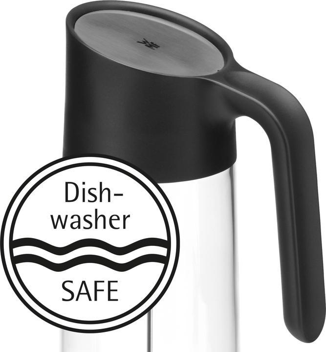 Produktbild WMF Wasserkaraffe 1l Glaskaraffe mit Griff Fruchtspiess Nuro CloseUp-Verschluss (1 l)