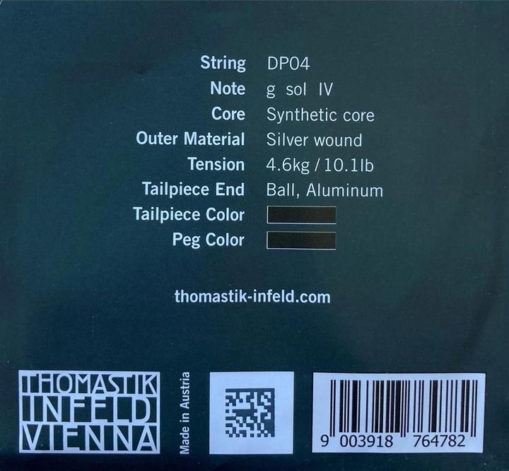 Immagine prodotto Thomastik Dominant Pro DP04 (violino, 0.03")