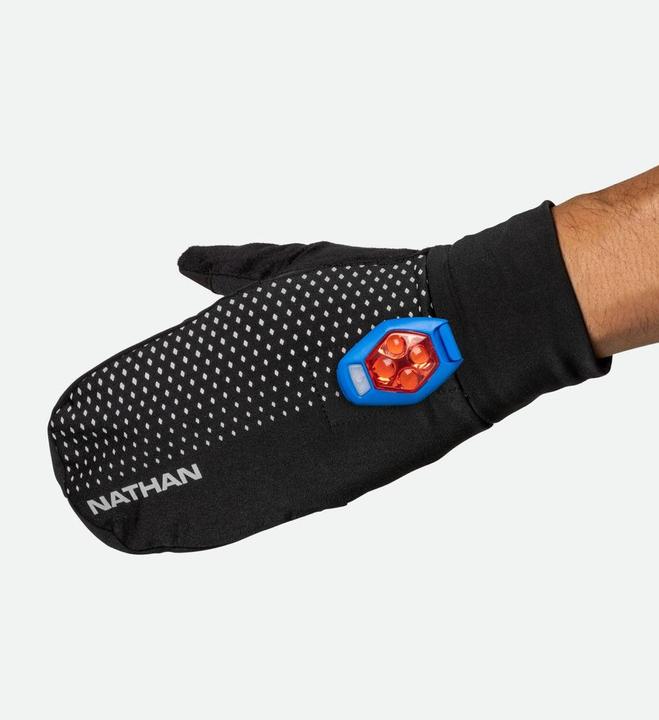 Produktbild Nathan Hyper Night Reflective Convertible Mitt Glove Laufhandschuhe (M)