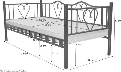 Actual product image Möbel Direkt Online Santi (90 x 200 cm)