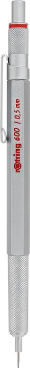 Actual product image Rotring Automatic pencil 600 0.5 silver - 1904445 (0.50 mm, HB, 1 x)