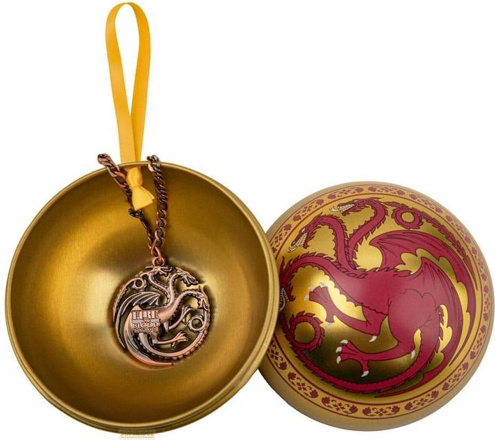 Immagine prodotto Cinereplicas Decorazioni per l'albero di Natale di Game of Thrones con collana Targaryen (1 -parte)
