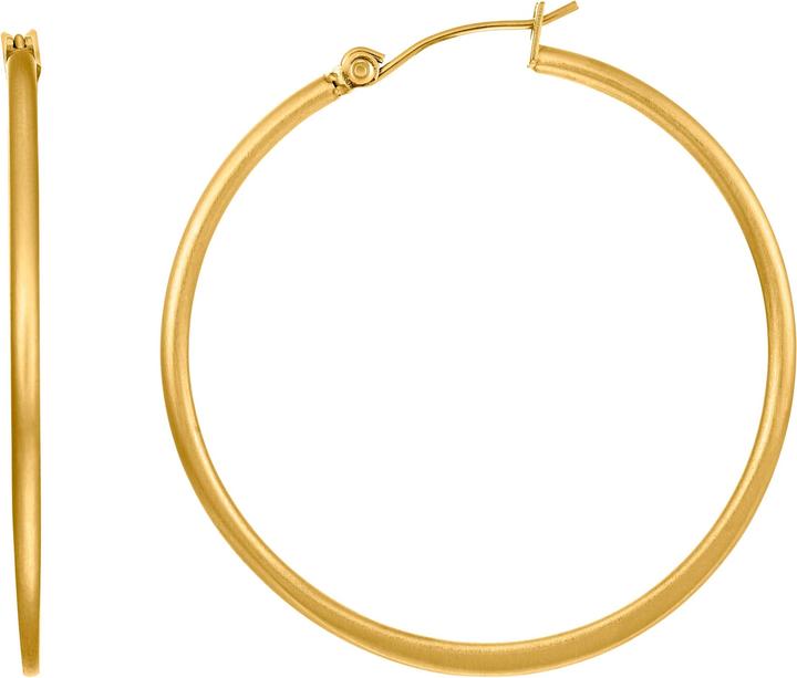 Actual product image Heideman Ear Creole 40 rose gold color (100% stainless steel)