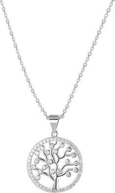 Beneto Silver necklace with tree of life AGS1137 / 47 (L)