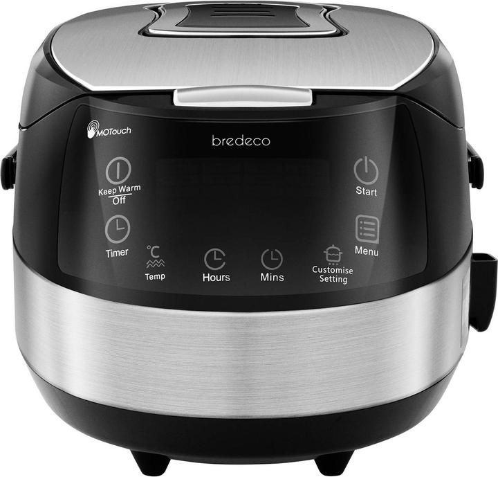 Produktbild Bredeco Multikocher Kochtopf Dampfkocher Schnellkocher 5 L 16 Programme