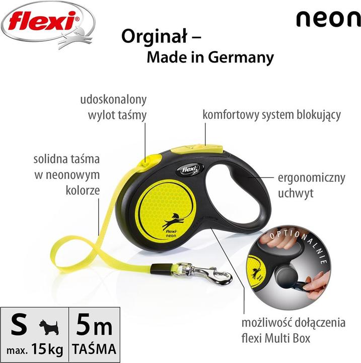 Image du produit Flexi nouveau néon (S, Chien, Promenade)
