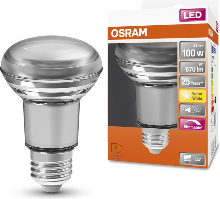 Immagine prodotto Osram Superstar R80 (E27, 9.60 W, 670 lm, 1 x, G)