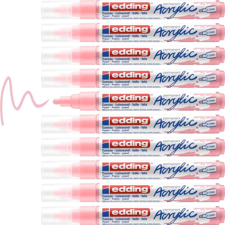 Immagine prodotto Edding Marcatore acrilico 5100 Medio (Malva di classe, 3 mm, 1 x)