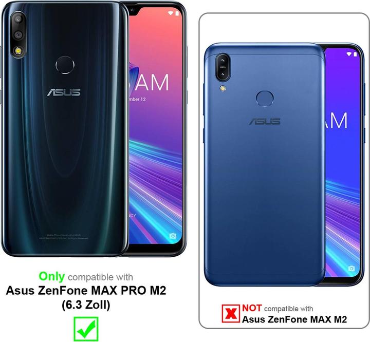 Actual product image Cadorabo Display protection glass (1 Piece, Asus Zenfone Max Pro (M2))
