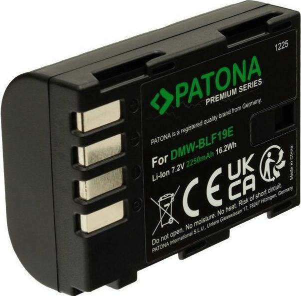 Immagine prodotto Patona Batteria Premium Panasonic DMW-BLF19E Panasonic DMW-BLF19E (Batteria della fotocamera)