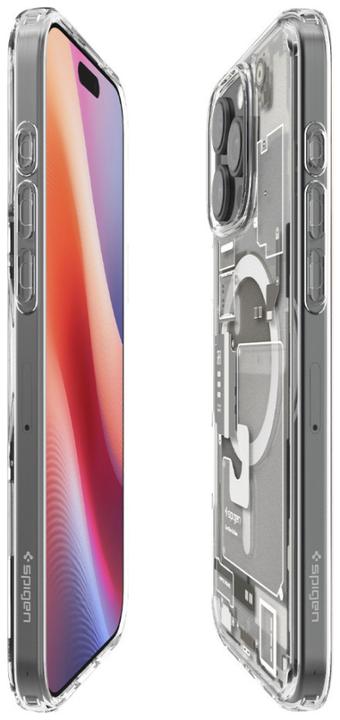 Actual product image Spigen Ultra Hybrid Mag Magsafe case for iPhone 16 Pro Max 6,9" zero one natural titanium (Apple iPhone 16 Pro Max)