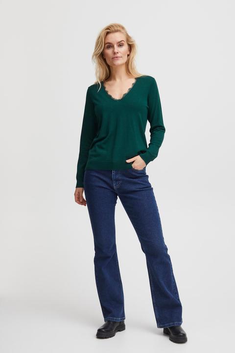 Produktbild Pulz Jeans PZSARA V-Neck Lace Pullover - 50207566 (M)