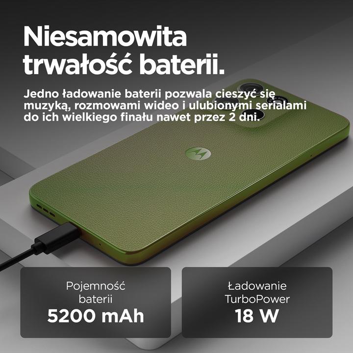 Actual product image Motorola moto g15 (256 GB, Iguana Green, 6.72", Dual SIM, 50 Mpx, 4G)