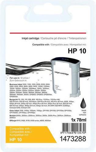 Office Depot Tintenpatrone Kompatibel HP 10 C4844A Schwarz (BK)