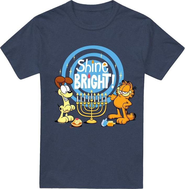 Produktbild Garfield Shine Bright For Hanukkah TShirt (L)