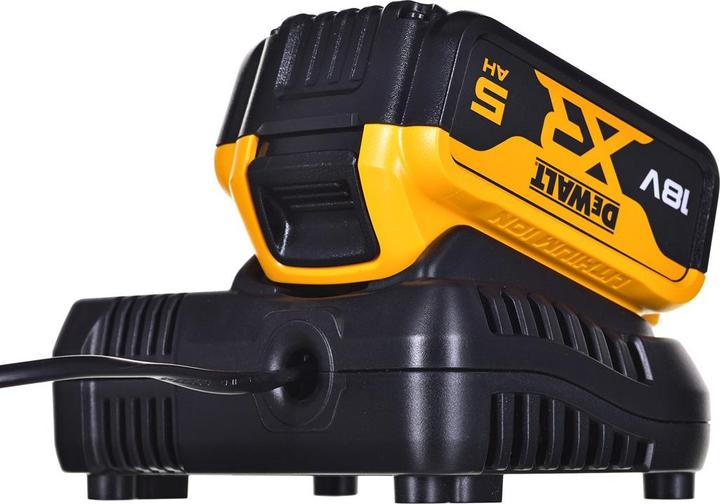 Actual product image DeWalt SDS-PLUS DRILLING HAMMER 18V 2.1J 2 x 5.0Ah XR LI-ION SHORT HAMMER TSTAK DCH273P2T (Rechargeable battery operated)