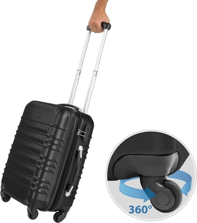 Produktbild tectake Hartschalenkofferset (106 l, Handgepäck (bis 50l), M (50 - 90l), L (90 - 115l), XL (ab 115l))