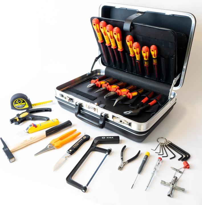 Image du produit C.K Magma Coffre à outils pour électricien équipé 26tei (25 pièces)