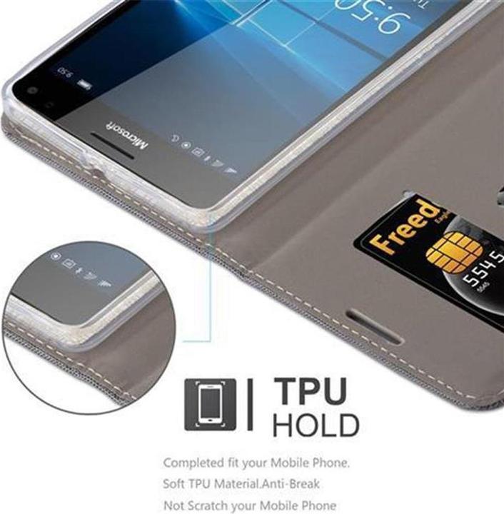 Actual product image Cadorabo Book Jeans Optics Cover (Microsoft Lumia 950 XL)