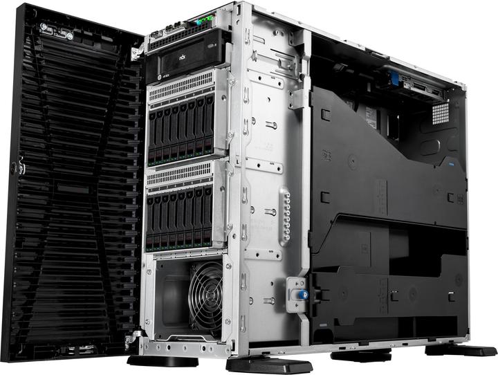 Productafbeelding HPE ProLiant ML110 Gen11 Toren Xeon-S 4510 12-kern 2,4 GHz 2x32 GB-R 8xSFF Hot Plug 2x480 GB SSD MR408i (Intel Xeon zilver 4510, 64 GB, Torenserver)