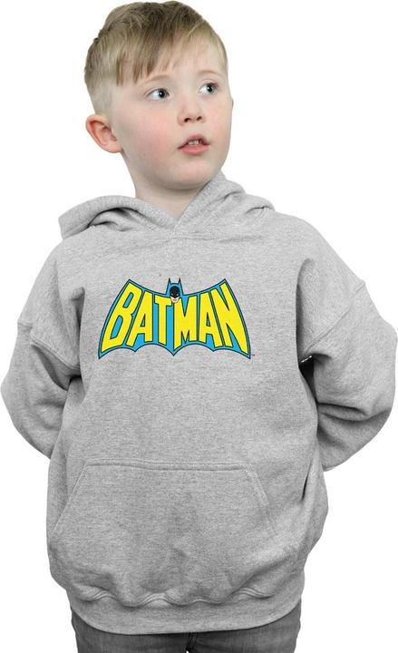 Actual product image Boys Batman Retro Logo Hoodie (140, 146)
